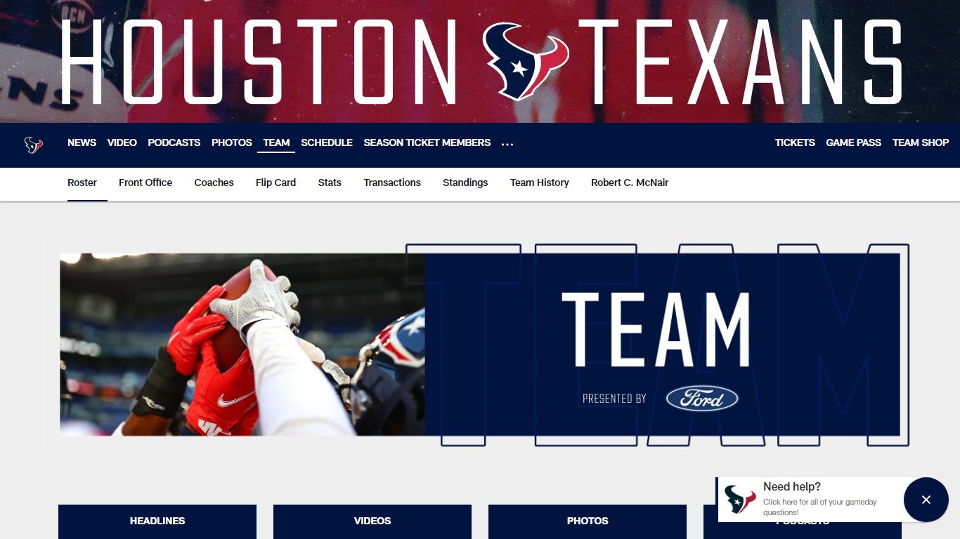 Texans Roster | Houston Texans - HoustonTexans.com